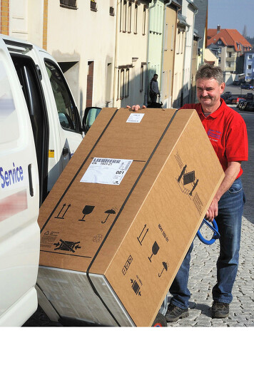 Lieferung, Aufbau, Entsorgung – bei uns immer inklusive Lieferung, Aufbau, Entsorgung – bei uns immer inklusive